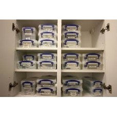 Decontamination device storage box